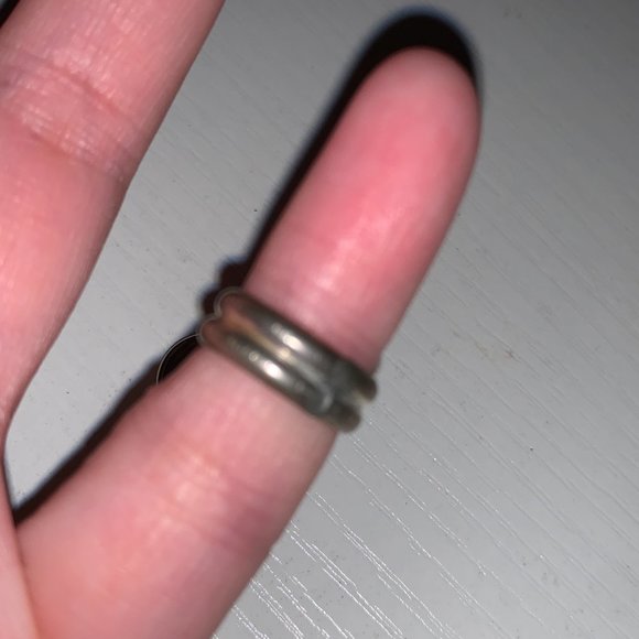 3/4 5mm Sterling Silver Double Band Style Ring - Picture 4 of 5